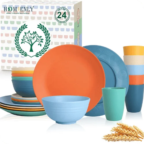 Wheat Straw Dinnerware Set Wheat Straw Dinnerware Set