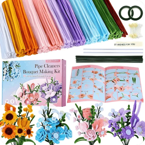 Pipe Cleaner Flower Kit Pipe Cleaner Flower Kit