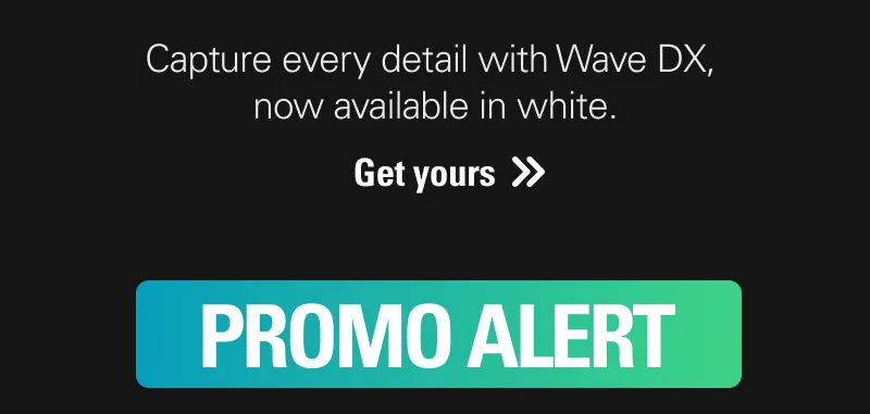 Capture every detail with Wave DX, now available in white. Get yours now.