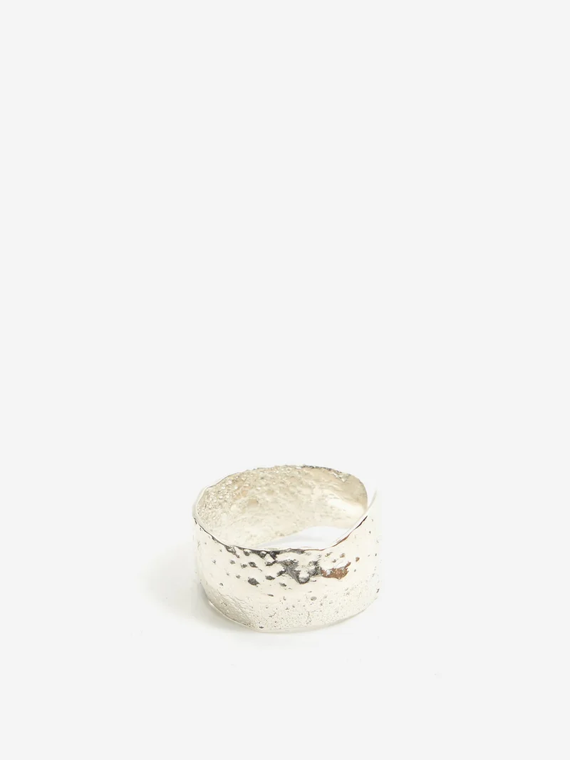 Image of octi Lemon Skin Ring - Silver