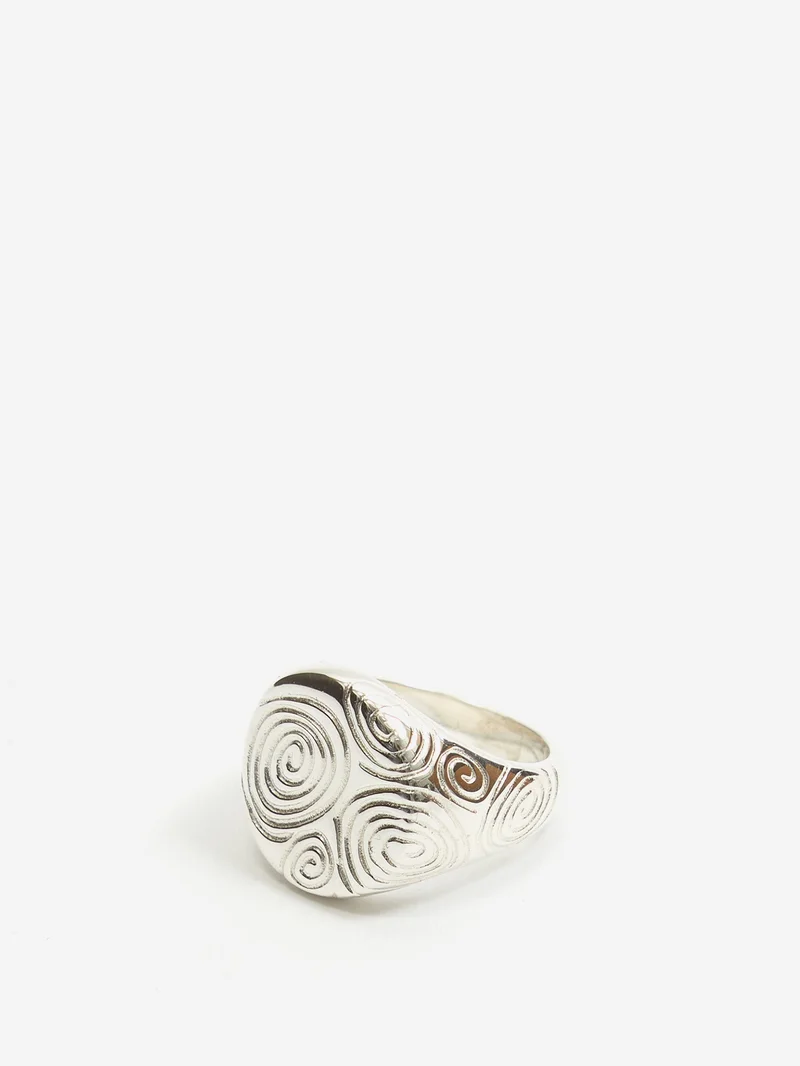 Image of octi Silver Signet Ring - Silver