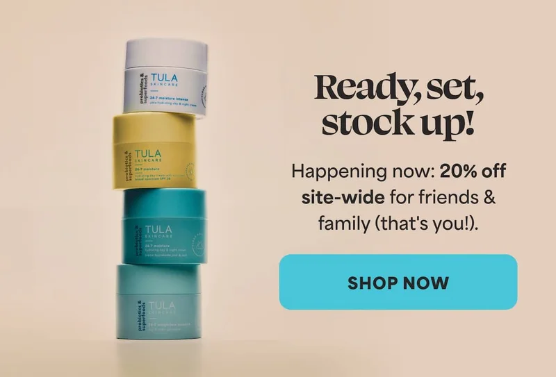 Ready, set, stock up! Happening now: 20% off site-wide for friends & family (that's you!). -- SHOP NOW