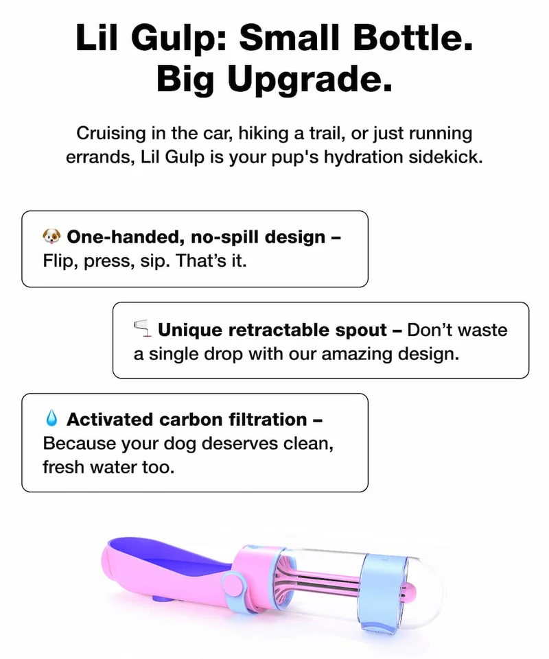 Lil Gulp: Small Bottle. Big Upgrade.