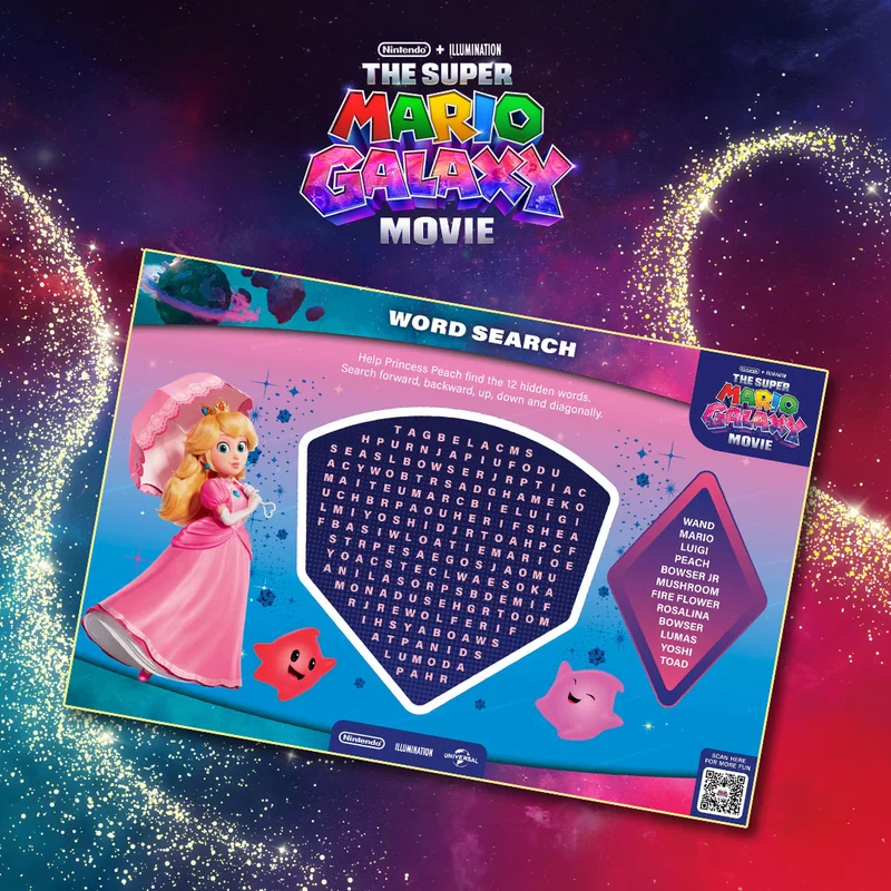 THE SUPER MARIO GALAXY MOVIE GIFT WITH PURCHASE