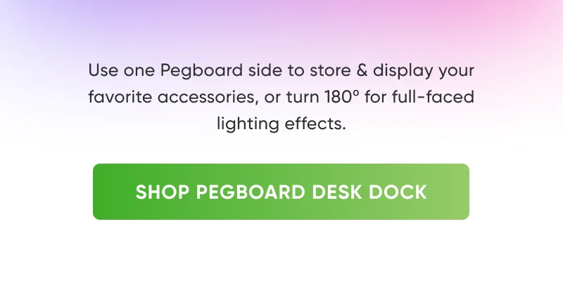 Shop Pegboard Desk Dock