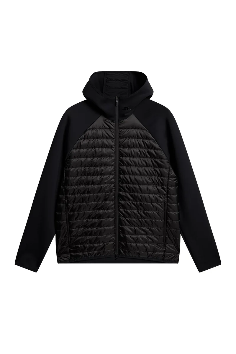 Image of Hayden Quilt Hybrid Hood / Black
