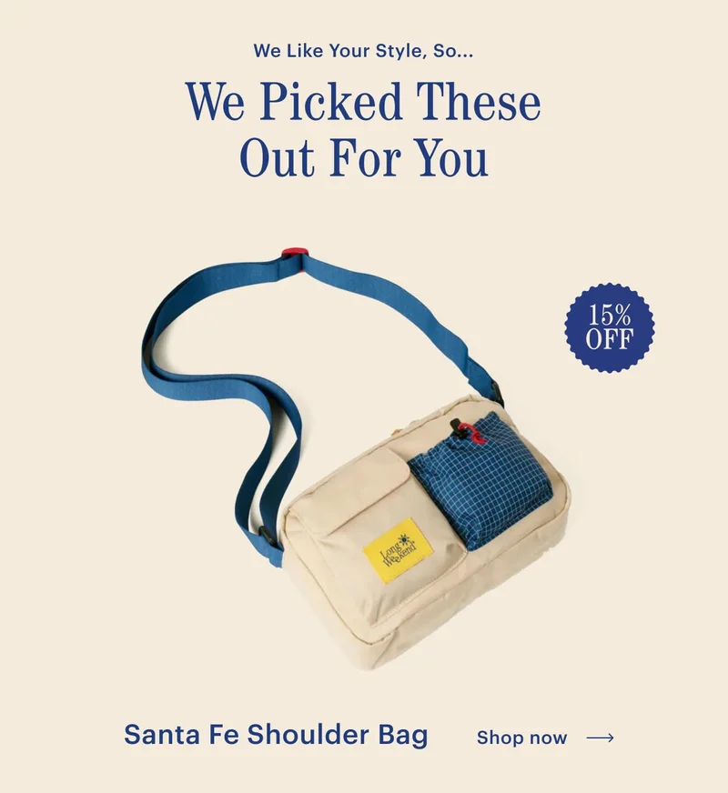 We Like Your Style, So  We Picked These Out For You. Santa Fe Shoulder Bag 15% OFF shop now