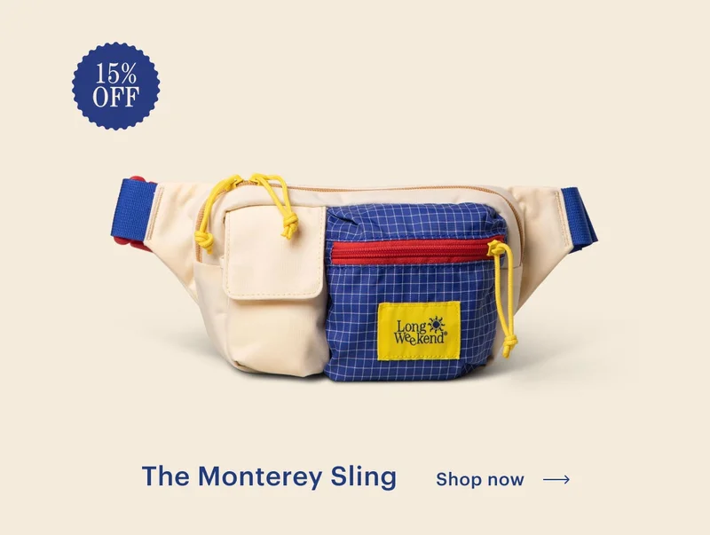 15% OFF The Monterey Sling Shop Now