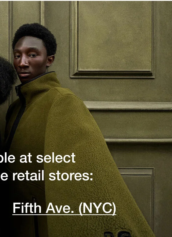 Also available at select The North Face retails stores - Fifth Ave. NYC
