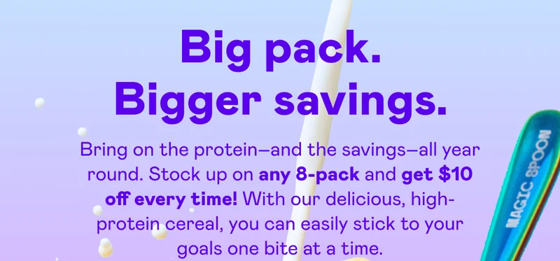 Big pack. Bigger savings.