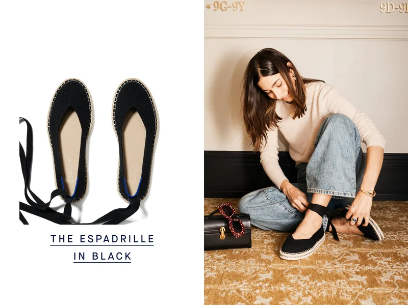 THE ESPADRILLE IN BLACK