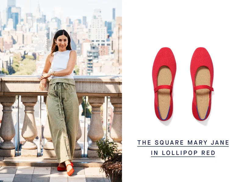 THE SQUARE MARY JANE IN LOLLIPOP RED