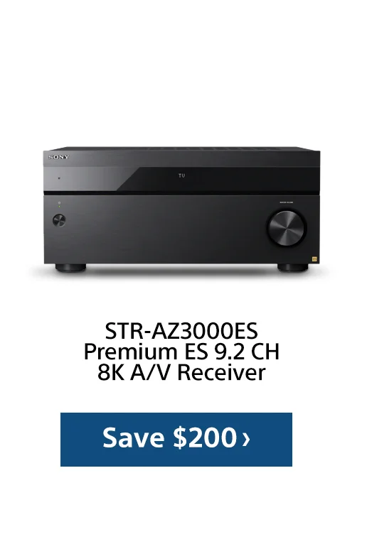 STR-AZ3000ES Premium ES 9.2 CH 8K A/V Receiver