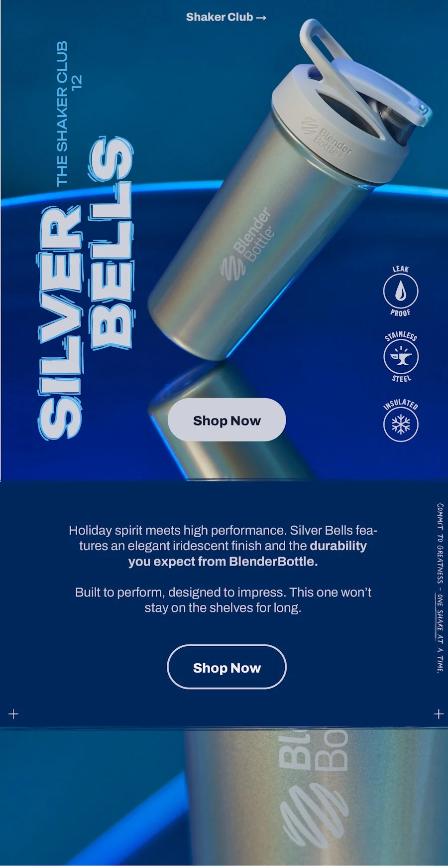Grab the NEW Silver Bells Shaker