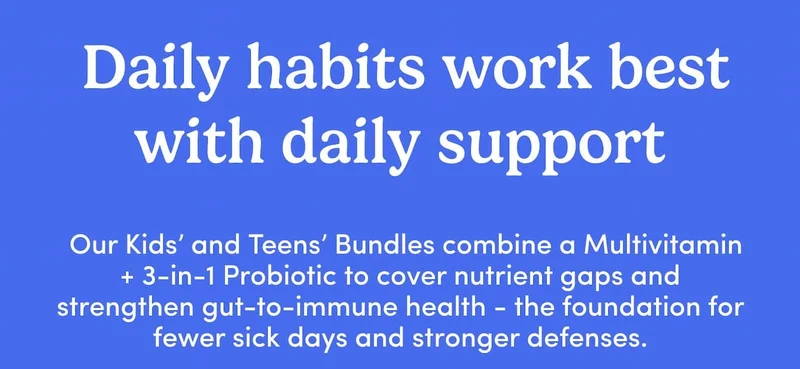 Daily habits work best with daily support.