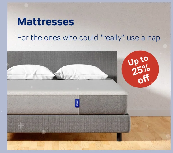 [Up to 25% off] >> Mattresses >>