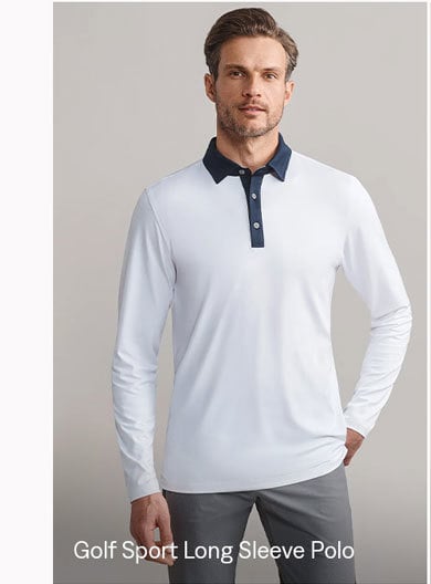 Golf Sport Long Sleeve Polo
