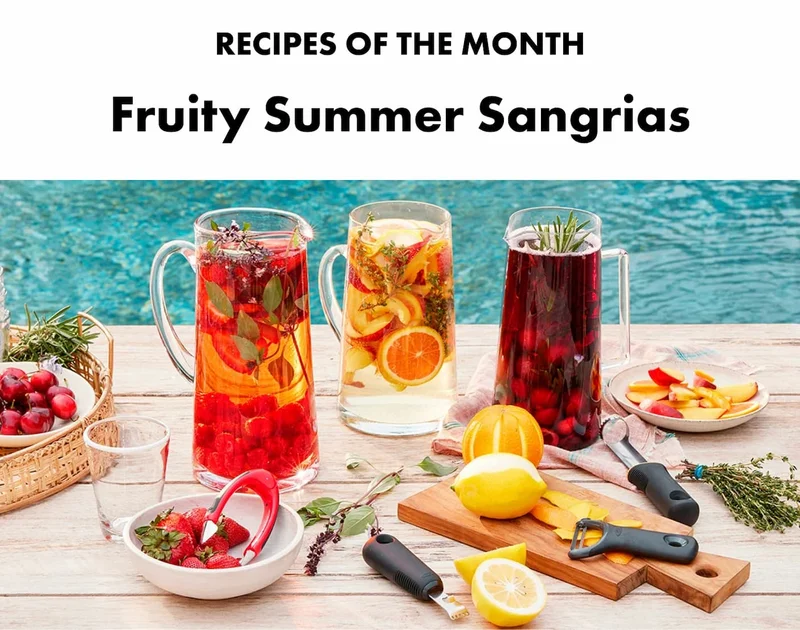 Fruity summer sangrias