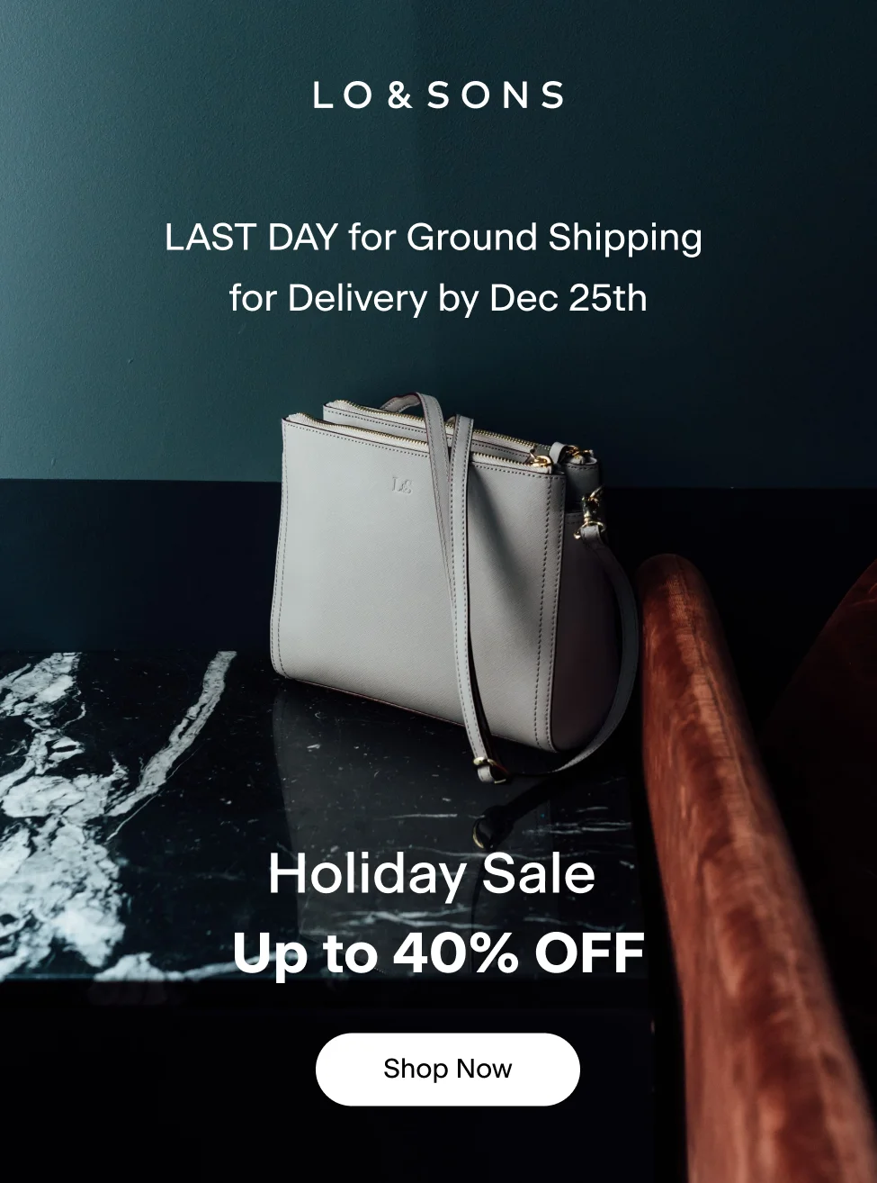 Holiday Sale - Up to 40% OFF