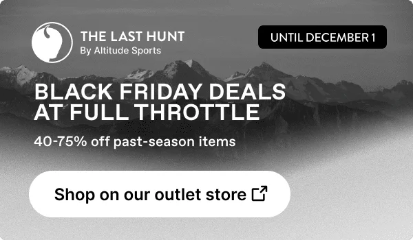 Shop on our outlet store ⤤ TLH Black Friday deals at full throttle: 40-75% off past-season items Until December 1