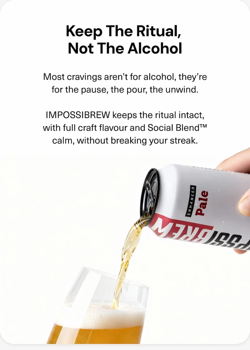 Keep the ritual, not the alcohol