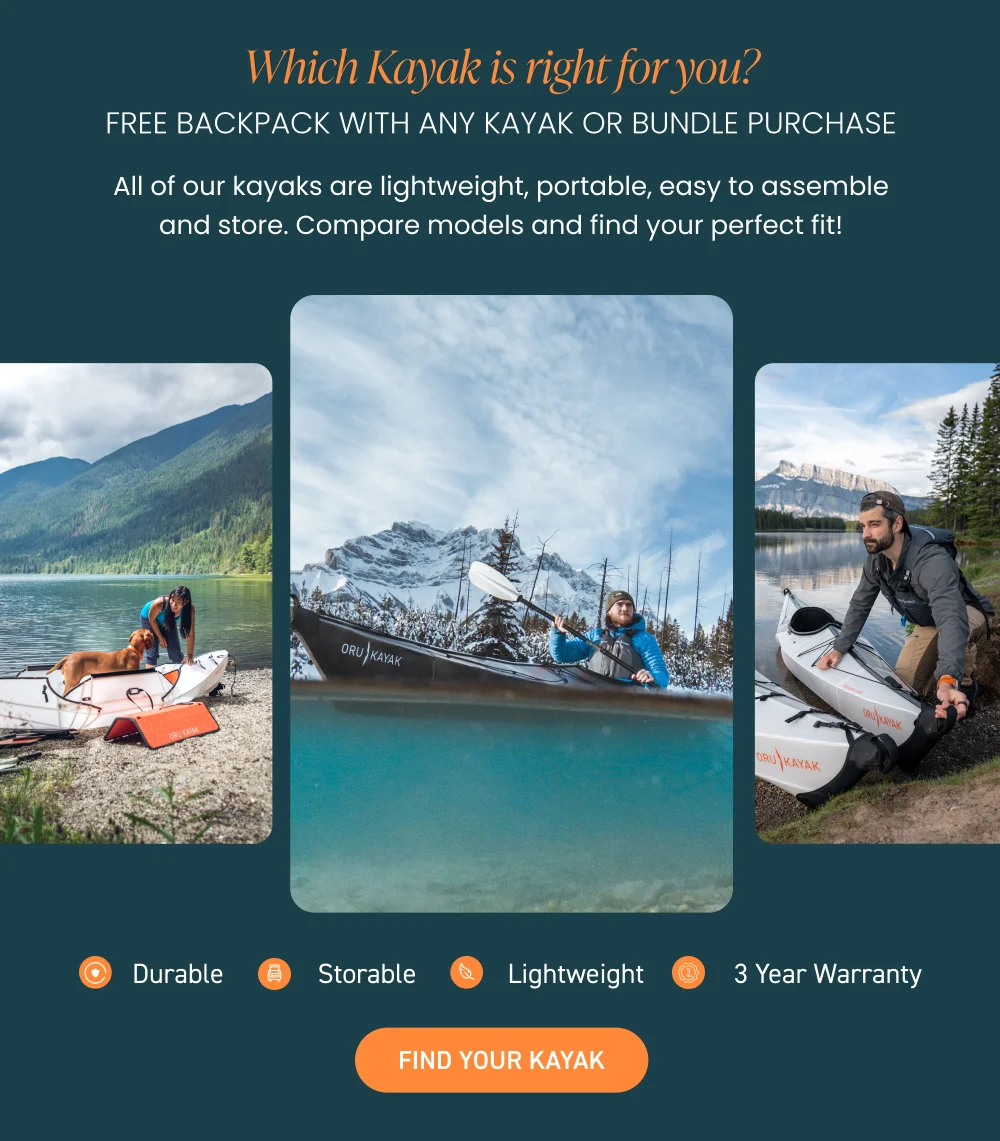 New Deal of the Week: Free Waterproof Backpack with any Kayak or Bundle Purchase New Deal of the Week: Free Waterproof Backpack with any Kayak or Bundle Purchase