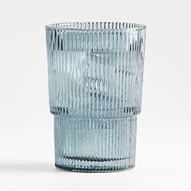 Atwell Stackable Ribbed Glasses