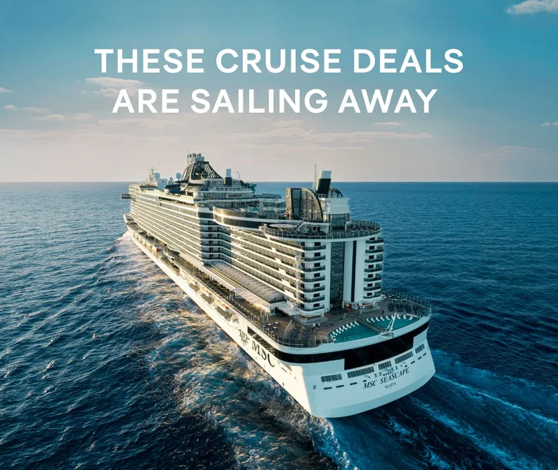 The Cruise Deals are Sailing Away – Click to View Cruises & Book Now