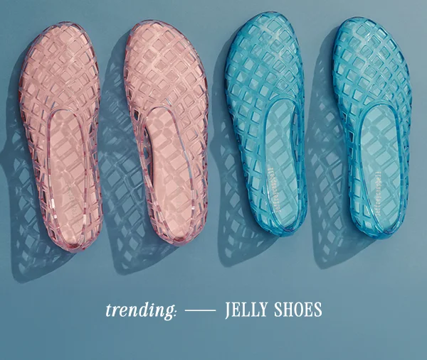 Trending: jelly shoes