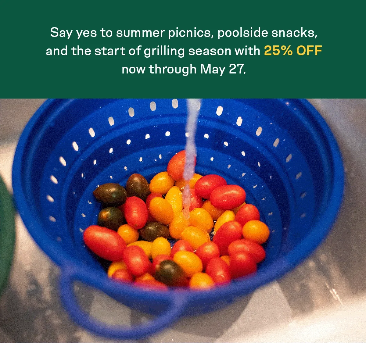 Our biggest sale of the season - 25% off with code HOTDOG