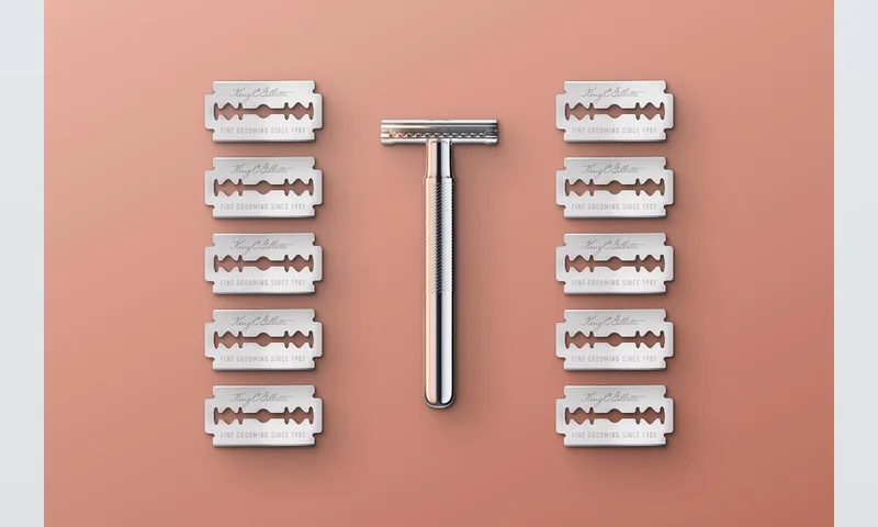 King C. Gillette Double Edge Safety Razor and Blades