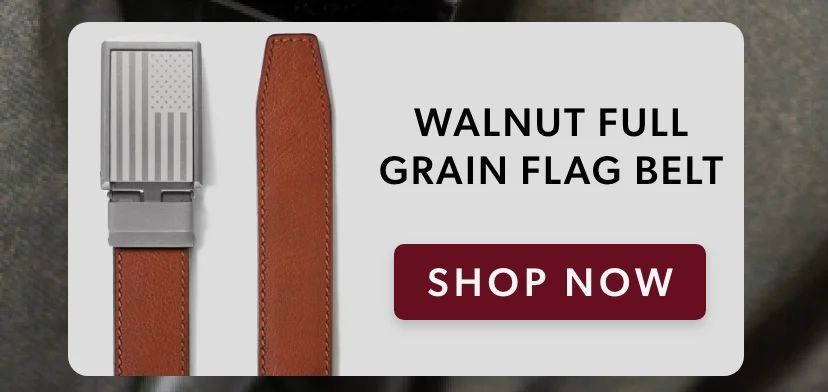 Full Grain American Flag Belt Full Grain American Flag Belt