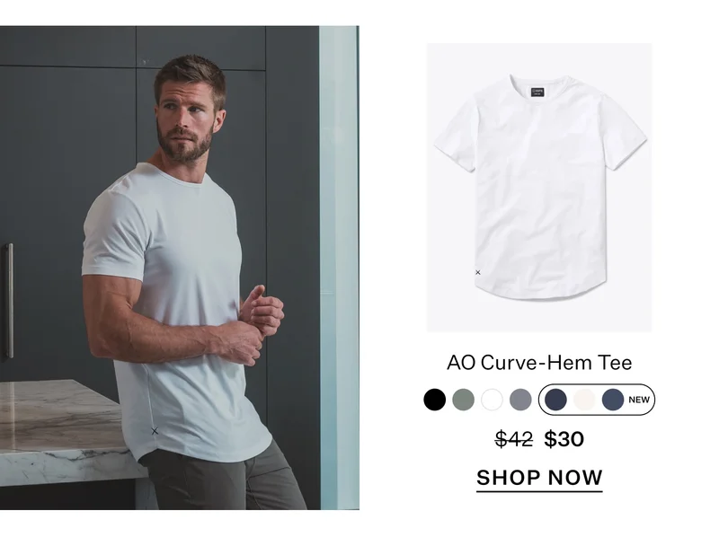 AO Curved-Hem Tee