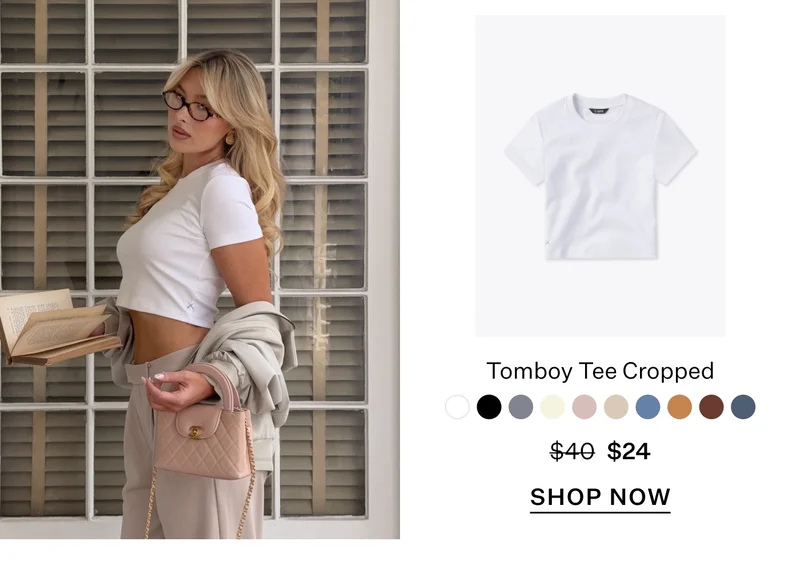 Tomboy Tee Cropped