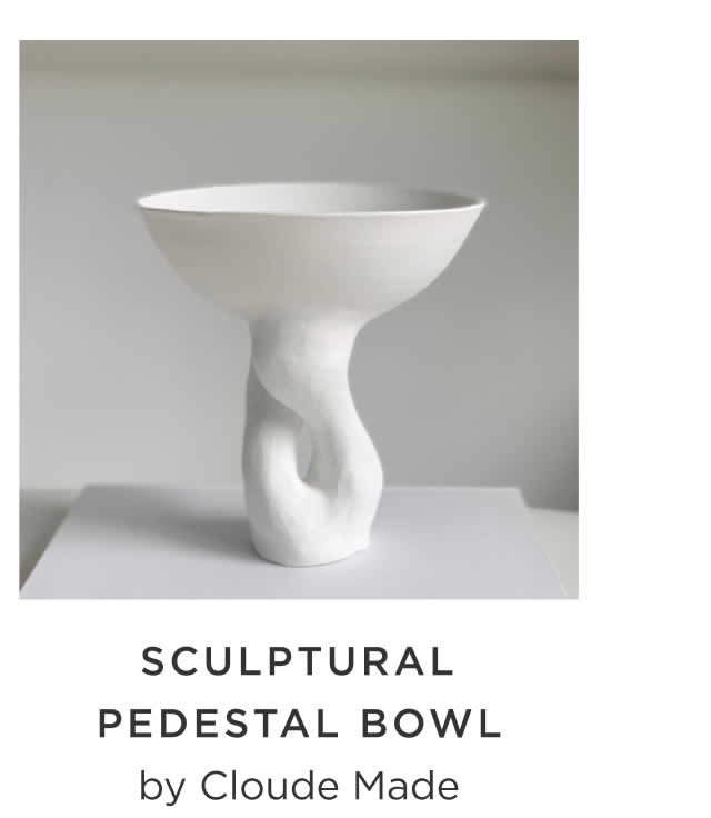 Sculptural Pedestal Bowl
