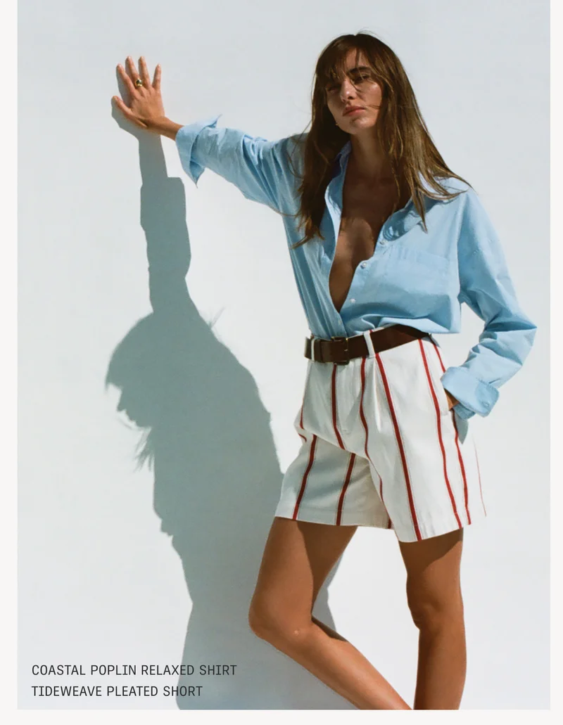 Coastal Poplin Relaxed Shirt