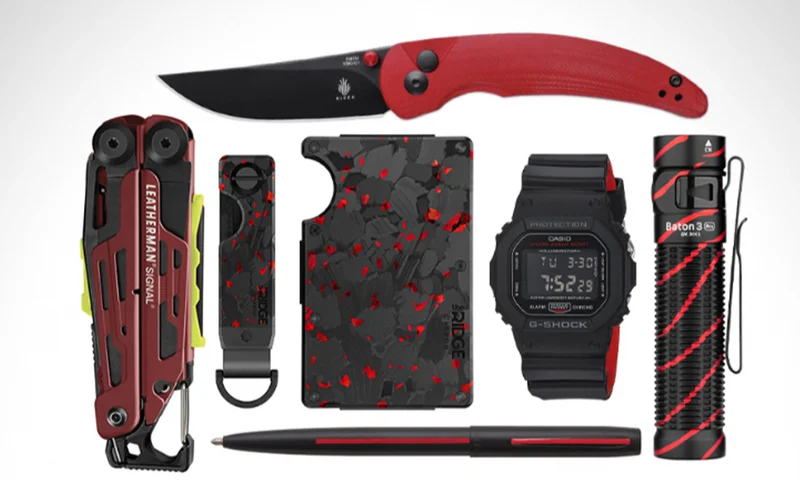 The Loadout: Dark Red Everyday Carry