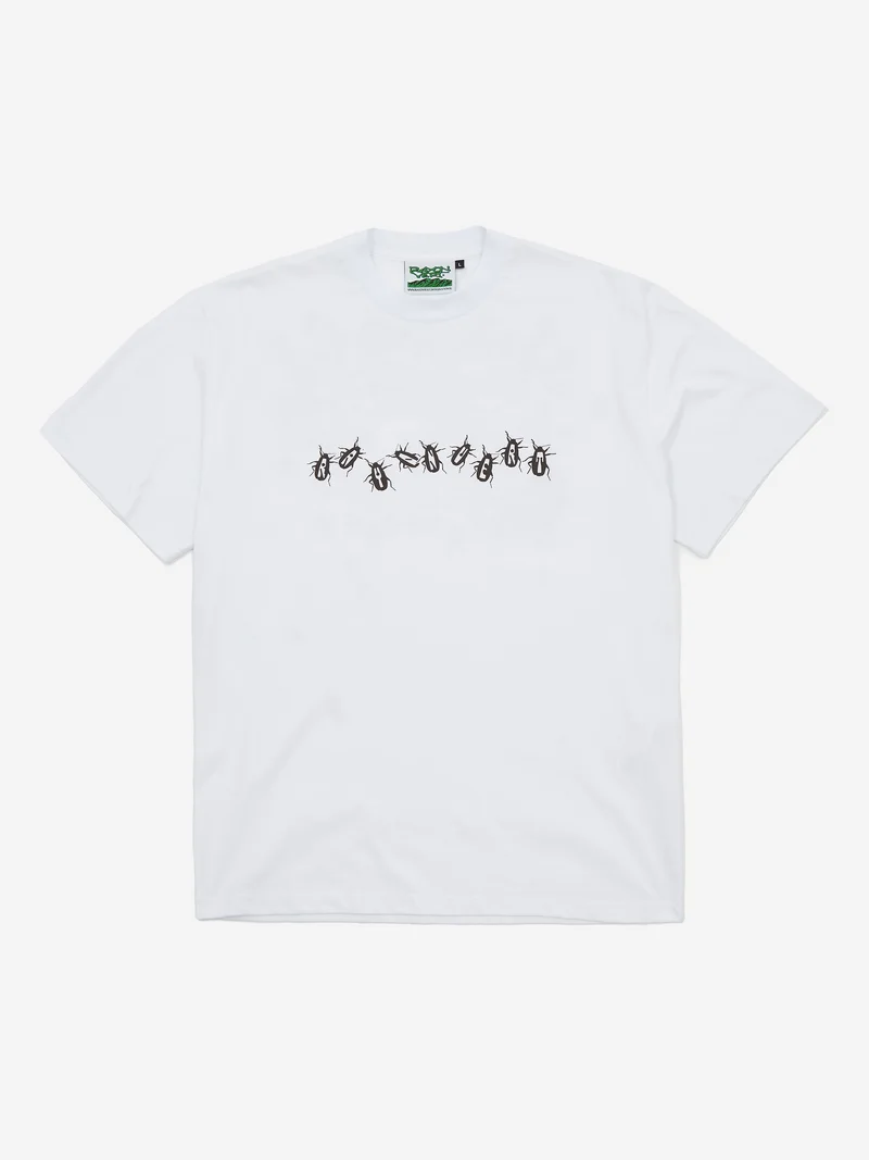 Image of Rayon Vert Kakerlaken T-Shirt - Ghost White