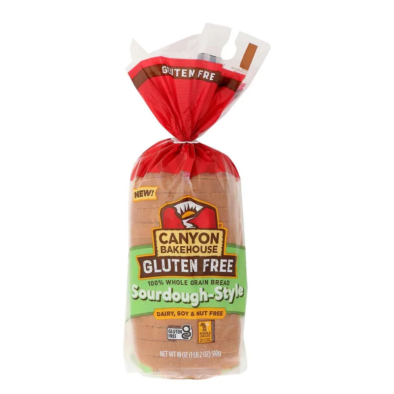 Gluten-Free, 100% Whole Grain Bread, Sourdough Style, 18 Oz