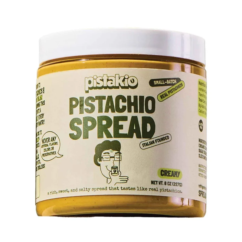 Pistachio Nut Butter Spread, Creamy, 8 Oz