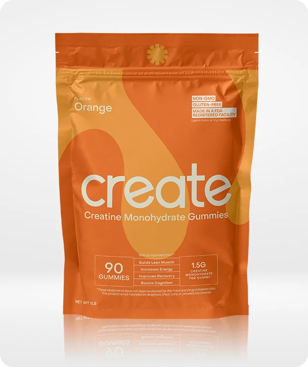 Try Orange Create Creatine Gummies today