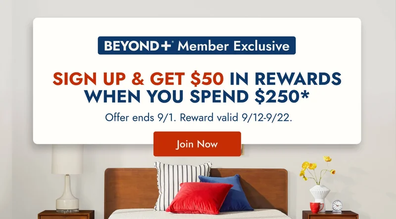 Spend $250 & get $50 in rewards when you join Beyond+