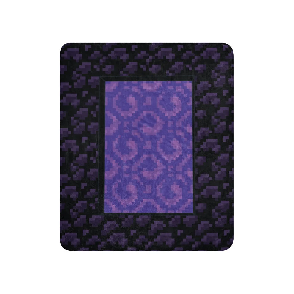 Image of Nether Portal Sherpa Blanket