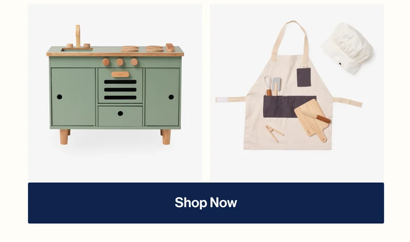The Play Kitchen + Complete Chef Set From $495 To $485 - Shop Now