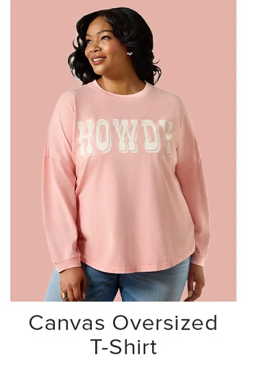 Canvas Oversized T-Shirt