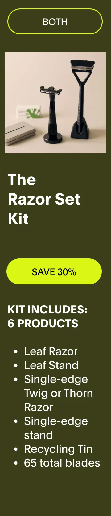 Leaf Razor Set Kit