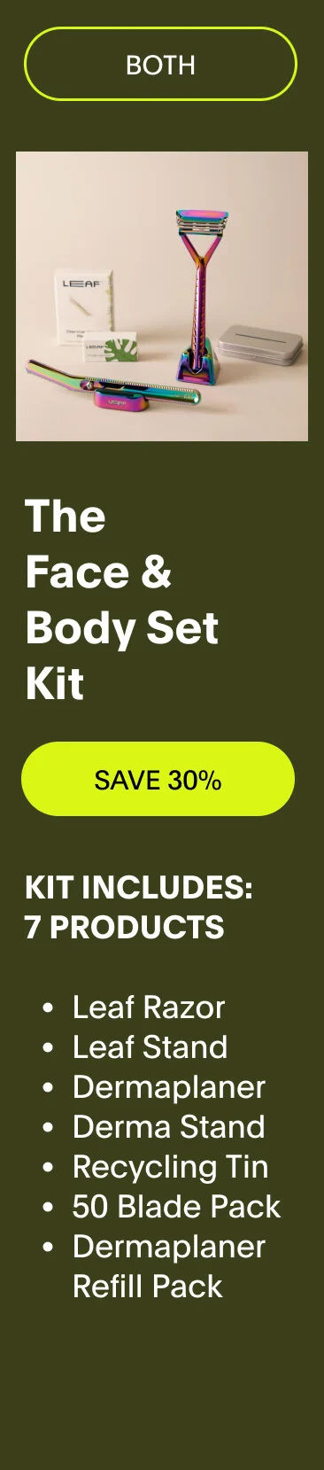 Face and Body Set Kit