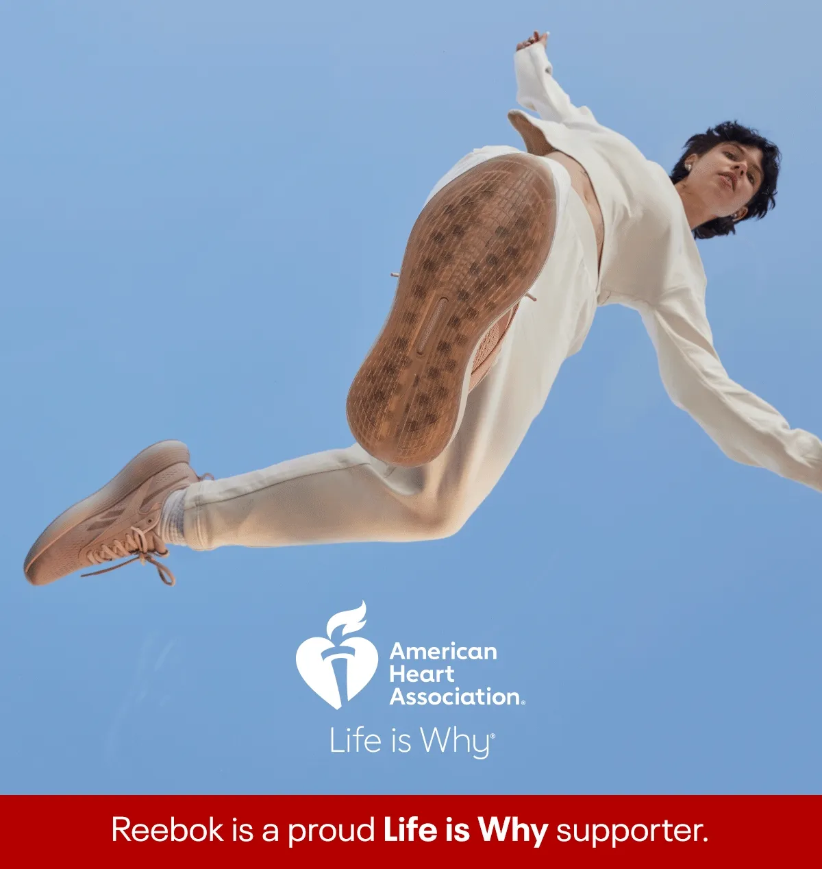 American Heart Association® | Life is Why® | Reebok is a proud Life is Why supporter.