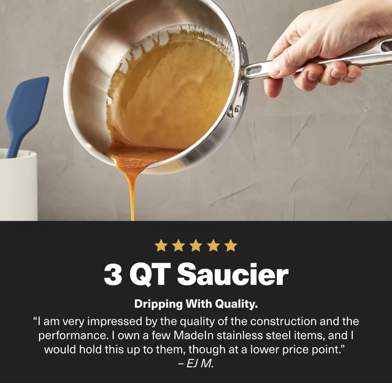 3 QT Saucier