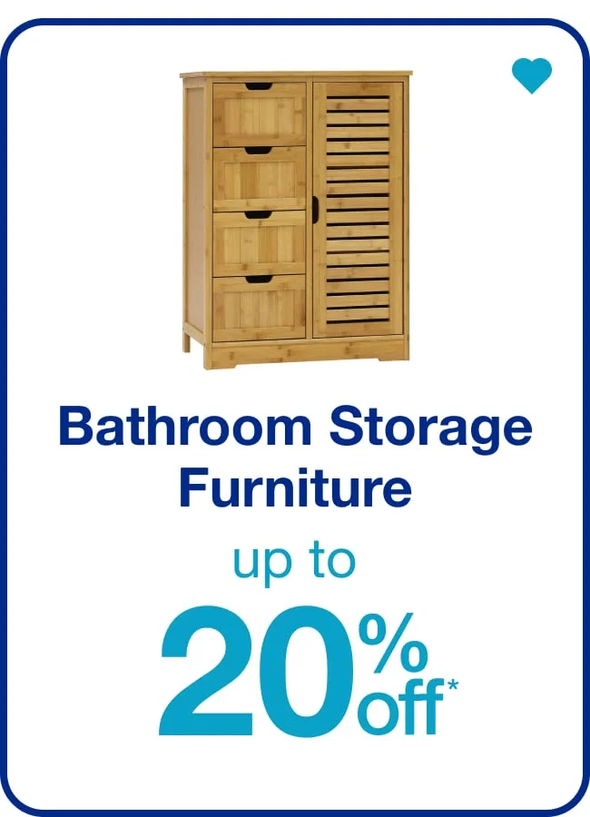 Bathroom Storage Furniture Up To 20% Off — Shop Now!